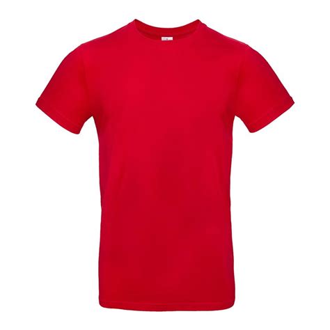 Rouge, blanc, gris chiné, marine et noir. Tee-shirt de Travail Coton Homme Rouge Toptex Coupe cintrée