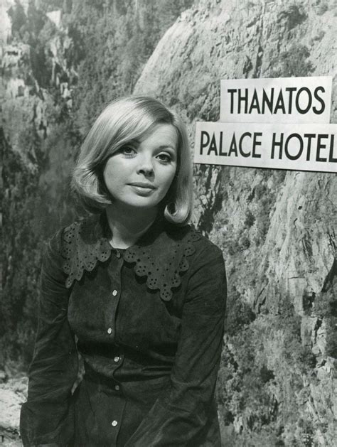 Barbara Kwiatkowska Lass On The Set Of Thanatos Palace Hotel Dir By Pierre Cavassilas