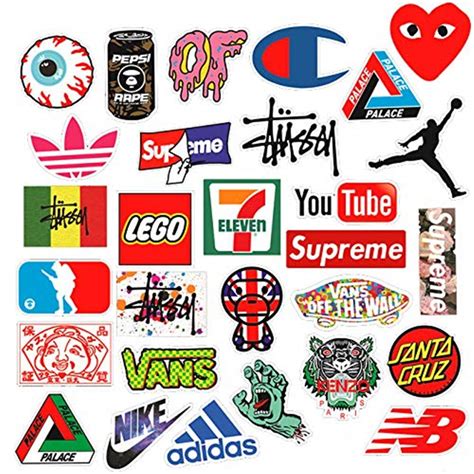 28 Stiker Logo Brand