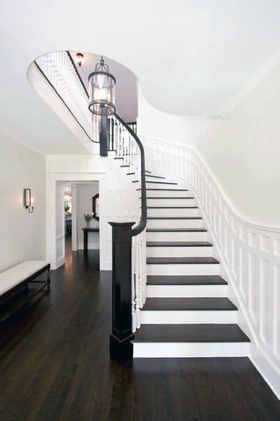 Paint colors for staircase walls. Top 60 Best Stair Trim Ideas - Staircase Molding Designs