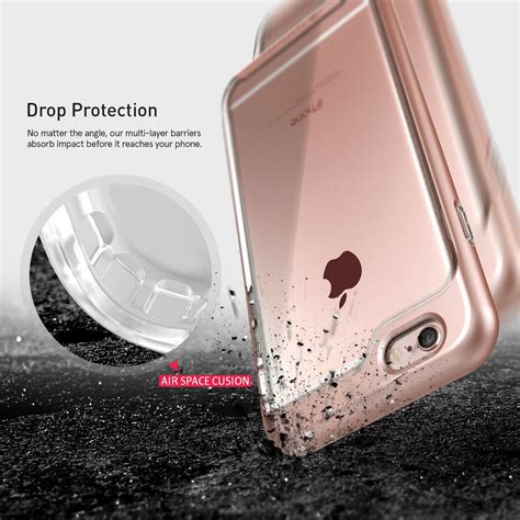 The Rose Gold And Clear Polycarbonate Bumper Iphone 66s Case Designskinz