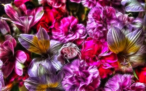 Abstract floral background, colorful floral background, abstract art