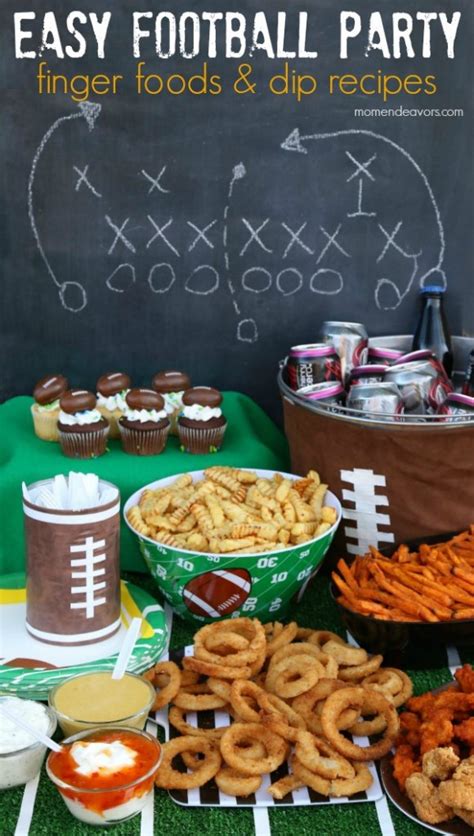 60 football finger foods that will score you big points during the big game. Easy Football Party Food (+ Honey Mustard Dip Recipe)