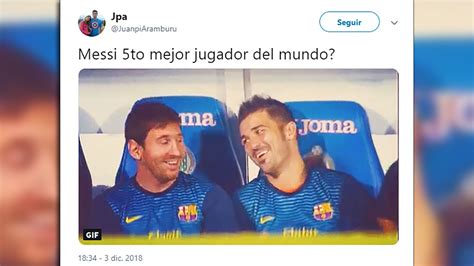 Messi Terminó Quinto En La Elección Del Balón De Oro Y Estallaron Los Memes Y Las Críticas En