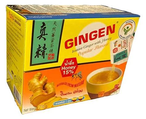 Ginger Tea With Honey 12 X 18gr Breve