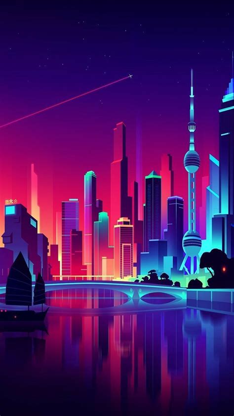 Animated City Background Hd Cityscape Skyscrapers Animated S