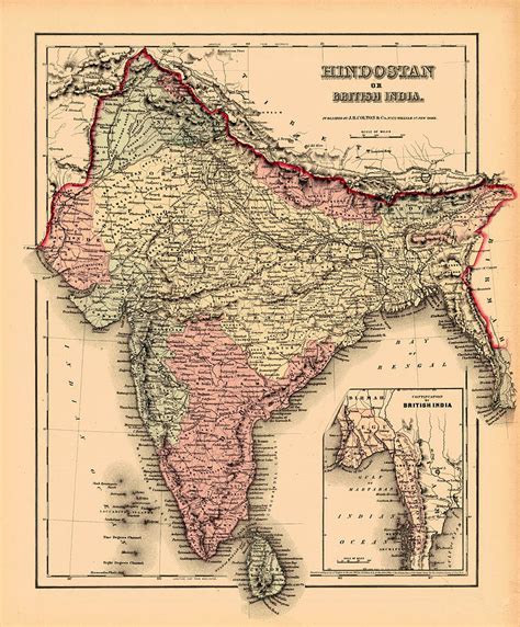 India Map Before 1857