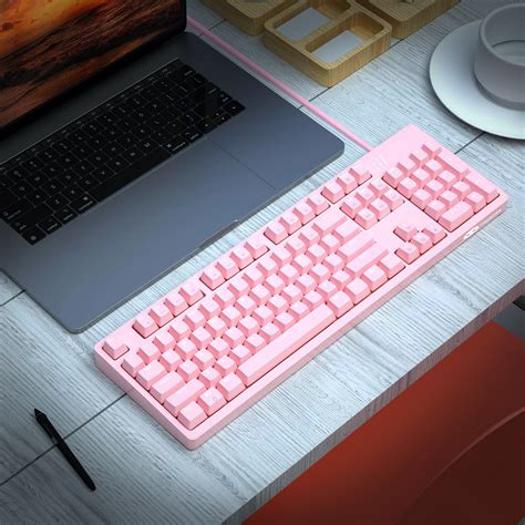 Pink Custom Gaming Keyboard Pink Mechanical Keyboard Etsy