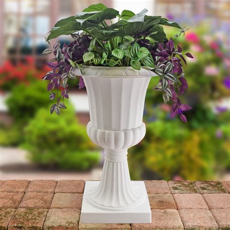 Arcadia Garden Products Plastic Urn Planter Wayfair