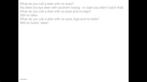 Jokes What Do You Call A Deer With No Eyes No Ideer No Eye Deer