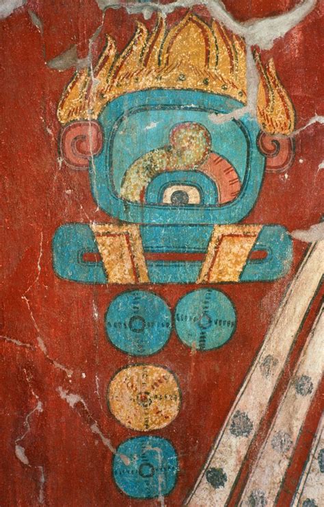 Pintura Mural De Cacaxtla Tlaxcala Mayan Art Aztec Wall Art Maya Art