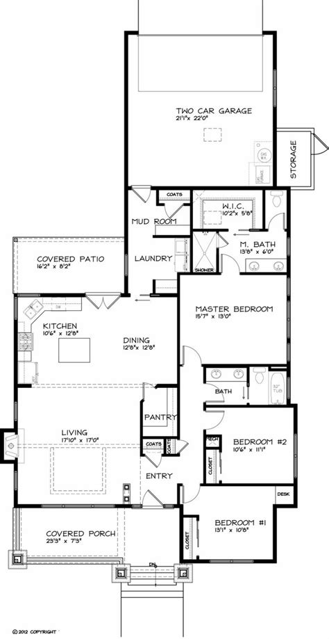 Craftsman Style House Plan Beds Baths Home Plans And Blueprints 156582