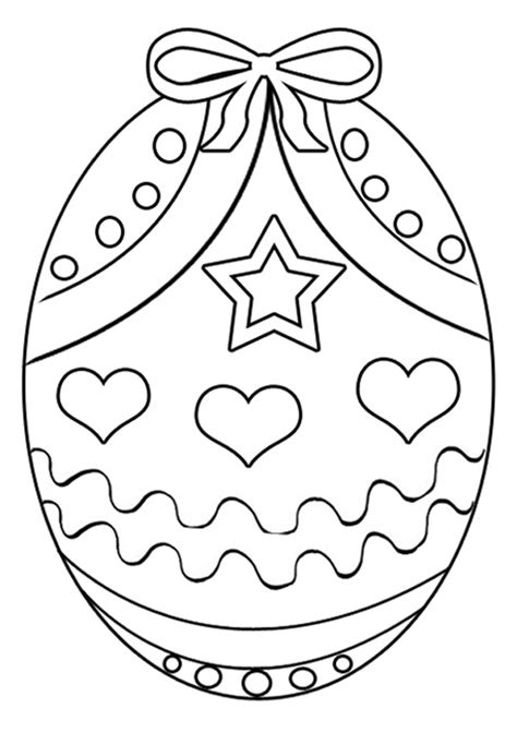 Free Printable Easter Egg Coloring Pages For Kids