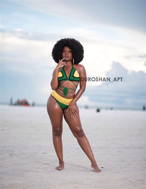 daina jamaican gyal girl crotchet bikini by duroshan bikinis afrikrea