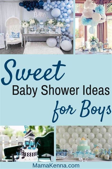Diy boy baby shower décor ideas. 16 Awesome Boy Baby Shower Ideas | Sweet baby shower ideas ...