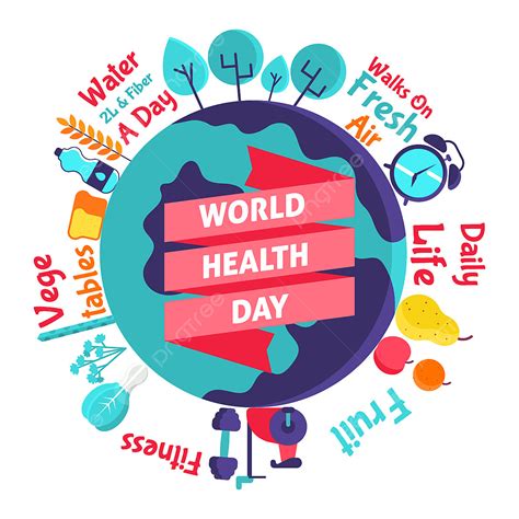World Health Day Clipart Hd Png World Health Day Illustration Life