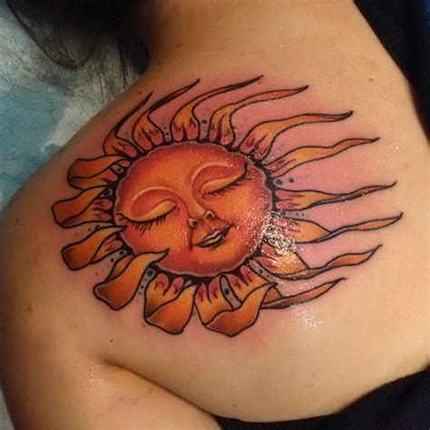 23 Sun Tattoos And Their Powerful And Symbolic Meanings Tattooswin