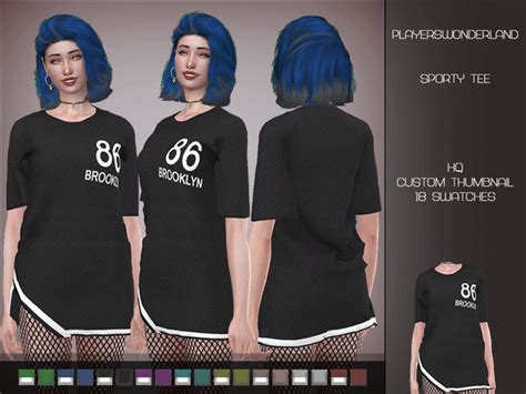 The Sims Resource Sporty Tee