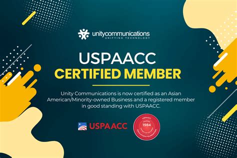 Uspaacc Certification Unity Communications
