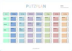 Putzplan vorlage (für singles, paare, familie & wg). Putzplan Vorlage Familie | sonstiges | Pinterest ...