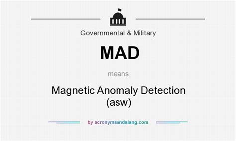 The acquity qda detector complements optical detection, such as the pda detector, by confirming the identity of compounds with mass spectral information. MAD - Magnetic Anomaly Detection (asw) in Governmental ...