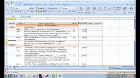 El generador de contenido zyro con ia crea textos únicos de una manera muy técnica. Ejemplo De Presupuesto De Obra Civil En Excel - Colección ...
