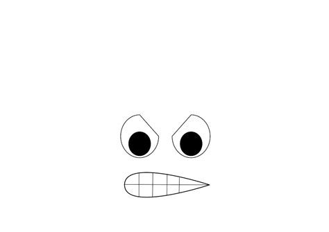 Angry Eyes With Mouth Clip Art at Clker.com - vector clip art online