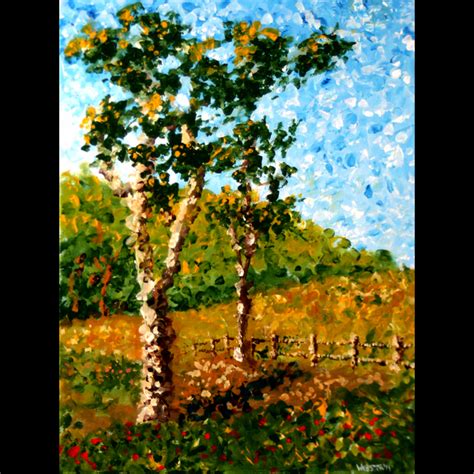 Daily Painters Abstract Gallery Mark Webster Impressionist Tree