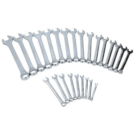 Metric Mm Combination Ring Open Ended Spanners Wrench 6mm 32mm 25pc