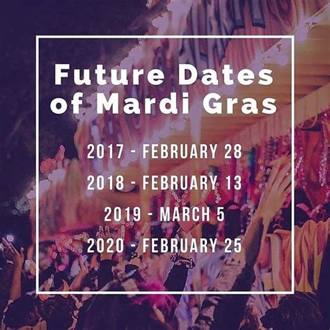 Mardi Gras World On Instagram “mark Next Years Calendar And The Year After That And The Year