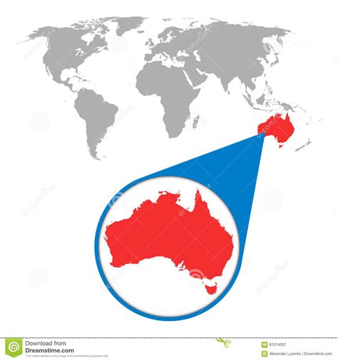 Home alle produkte wandbilder kontinentkarten kontinentkarte zum ausmalen/pinnen australien australien designenaustralien. Weltkarte Mit Zoom Auf Australien Vektor Abbildung ...