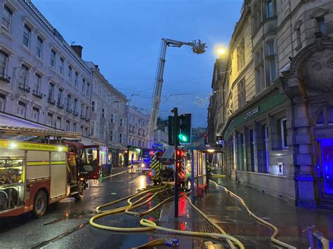 Eight Fire Engines At Scene Of Brighton City Centre Blaze Sussex Express