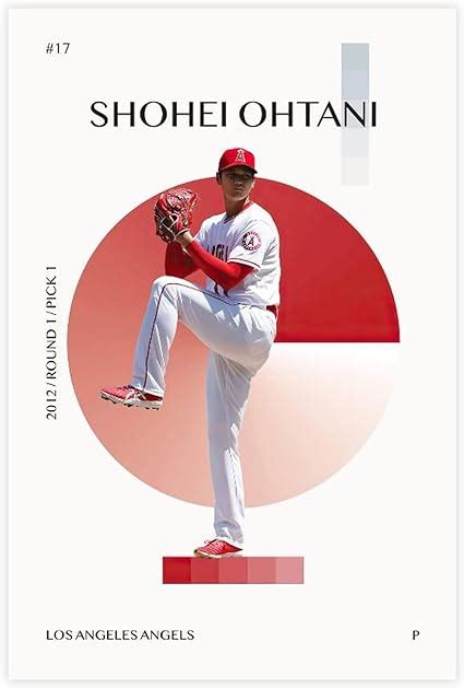 Tubalu Shohei Ohtani Poster Baseball Art 1 Canvas Bedroom