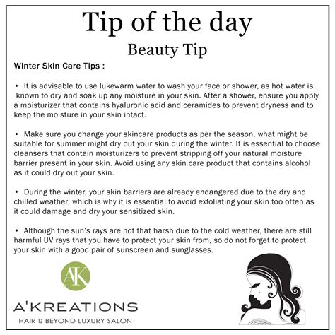 Winter Skin Care Tips Akreations Hair And Beyond Luxury Salon