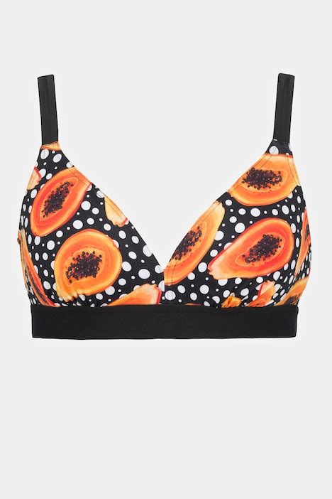 Dot Papaya Print Underwire Bikini Set Bikinis And Tankinis Swimwear