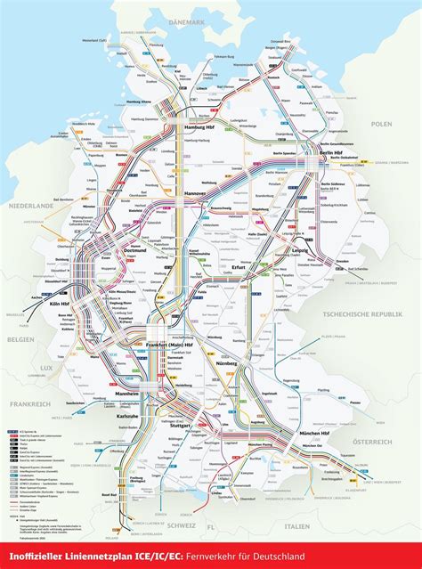 Germany Rail Map Germany Ways To Travel Map Gambaran