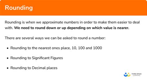 Rounding Numbers Gcse Maths Steps Examples And Worksheet