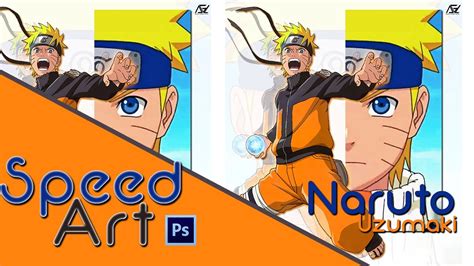 Naruto Imagen Ll Speedart Ll Photoshopcs6 Youtube