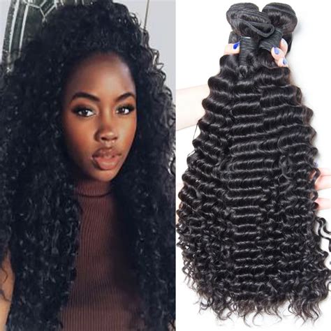 Buy 7a Brazilian Virgin Hair Deep Curly Weave 4 Bundle