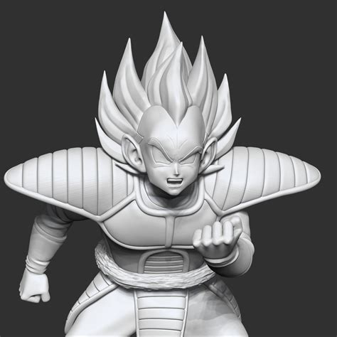 Dragon ball z is one of the most iconic anime ever made. Dragon Ball Z -- Vegeta Its Over 9000 3D printable model 2