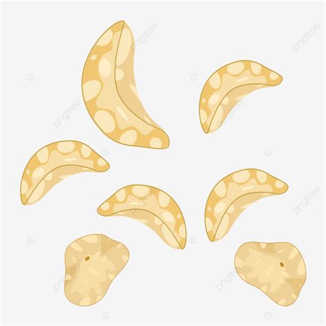 Cassava Chips Cartoon Cassava Chips Snacks Food Png And Vector With