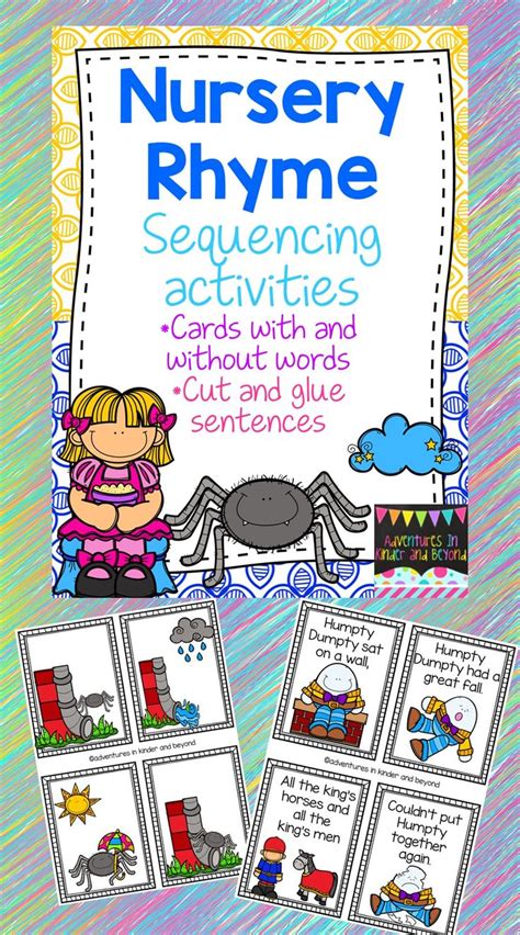 Printable Nursery Rhyme Activities Bundle For Preschool Riset