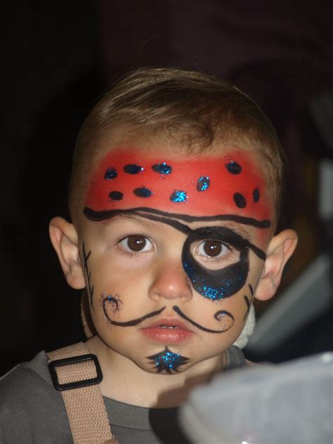 He Was A Pirate For A While 1st Time Hed Had His Face Painted Lego