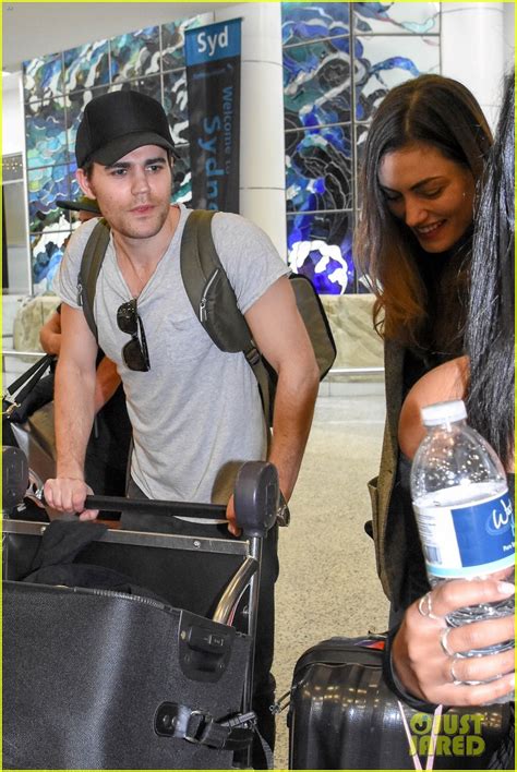 Paul Wesley And Phoebe Tonkin Jet To Her Home In Australia For The