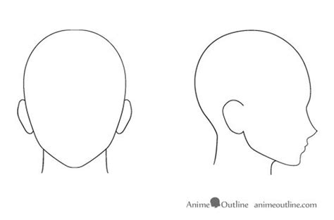 How To Draw Anime And Manga Male Head And Face Anime Face Shapes