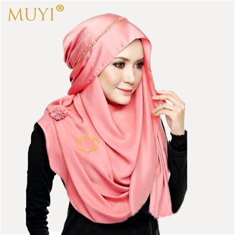 women turban hijabs muslim headscarf islamic hijab fashion head coverings foulard femme luxury