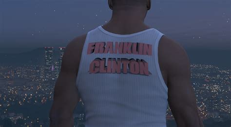 Franklin Clinton Tank Top For Franklin Gta Mods Com