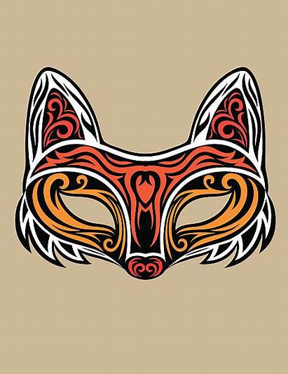 Fox Mask Illustrations Vector Clip Royalty Vectors