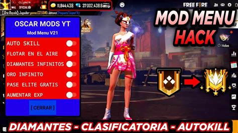 Mod Menu Hack Free Fire Con Emparejamiento Rapido Diamantes Infinitos Link Directo Mediafire