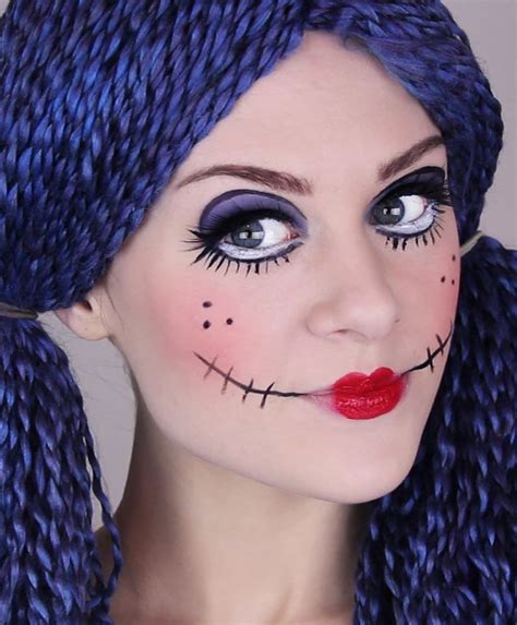 What S New Womnly Beauty Doll Makeup Halloween Scary Doll Makeup
